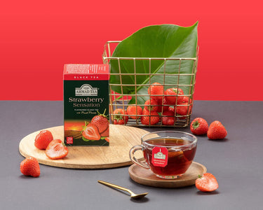 Ahmad Teas - Strawberry Black Tea 1.4oz - 20 Tea Bags (Pack of 2)